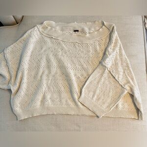 Free People Cropped Sweater